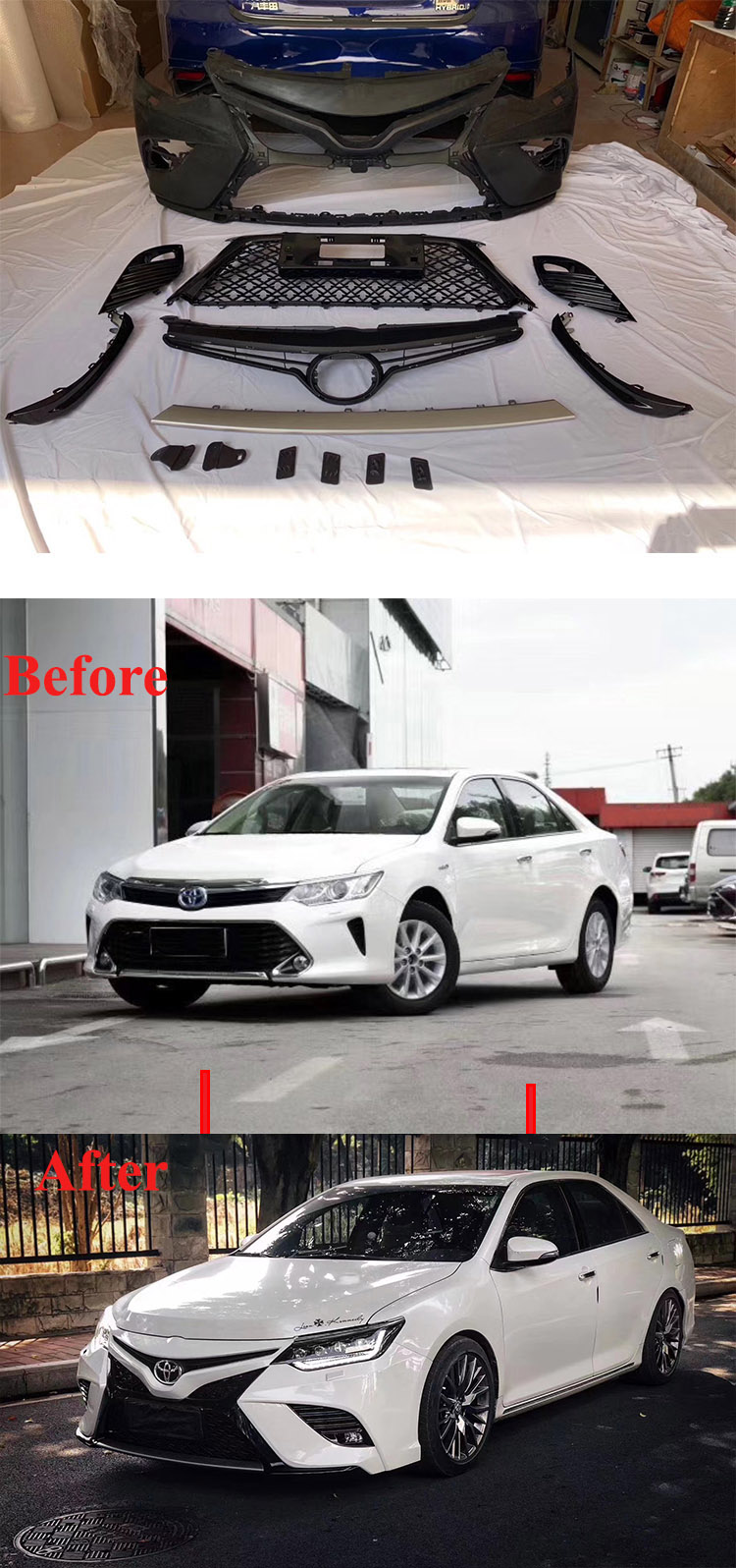 BODY KIT NÂNG CẤP CAMRY 2015-2018 MẪU SE 2019 