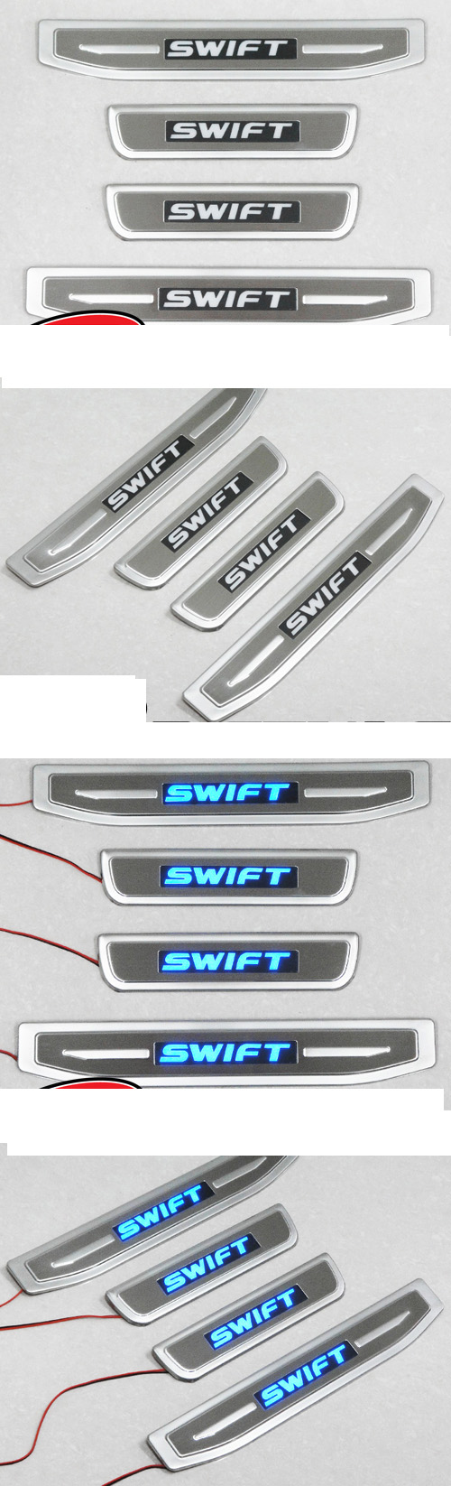 VIỀN BẬC CỬA CÓ ĐÈN LED SUZUKI SWIFT