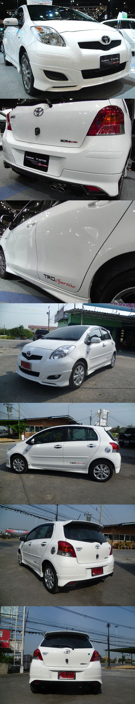 BODY KIT TOYOTA YARIS 2009 MẪU TRD