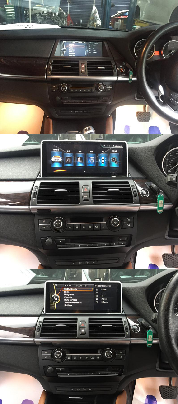 MÀN HÌNH ANDROID CHO BMW EX5 E70