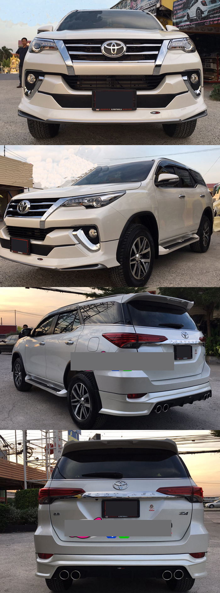 BODY KIT FORTUNER 2016 MẪU 45BAR