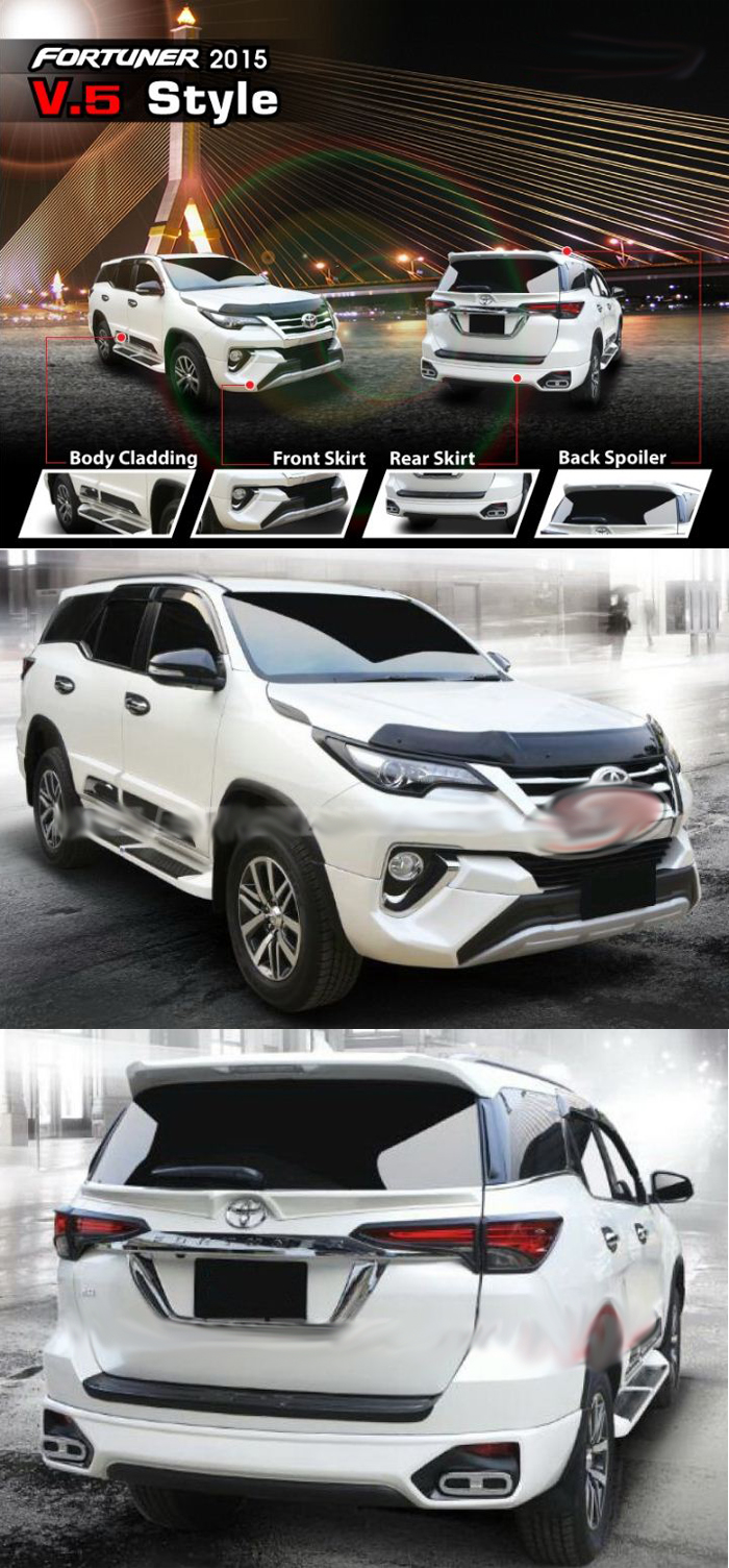 BODY KIT FORTUNER 2016 MẪU V5 STYLE