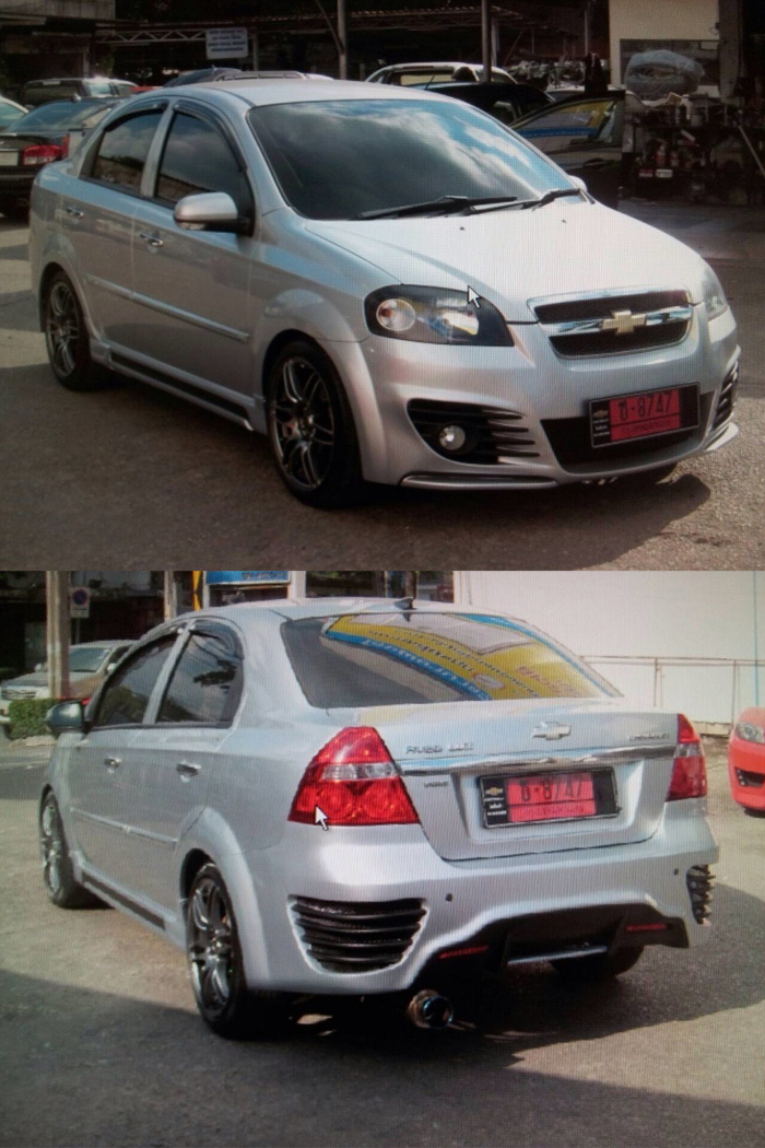 BODY KIT GENTRA (AVEO) SEDAN MẪU R8