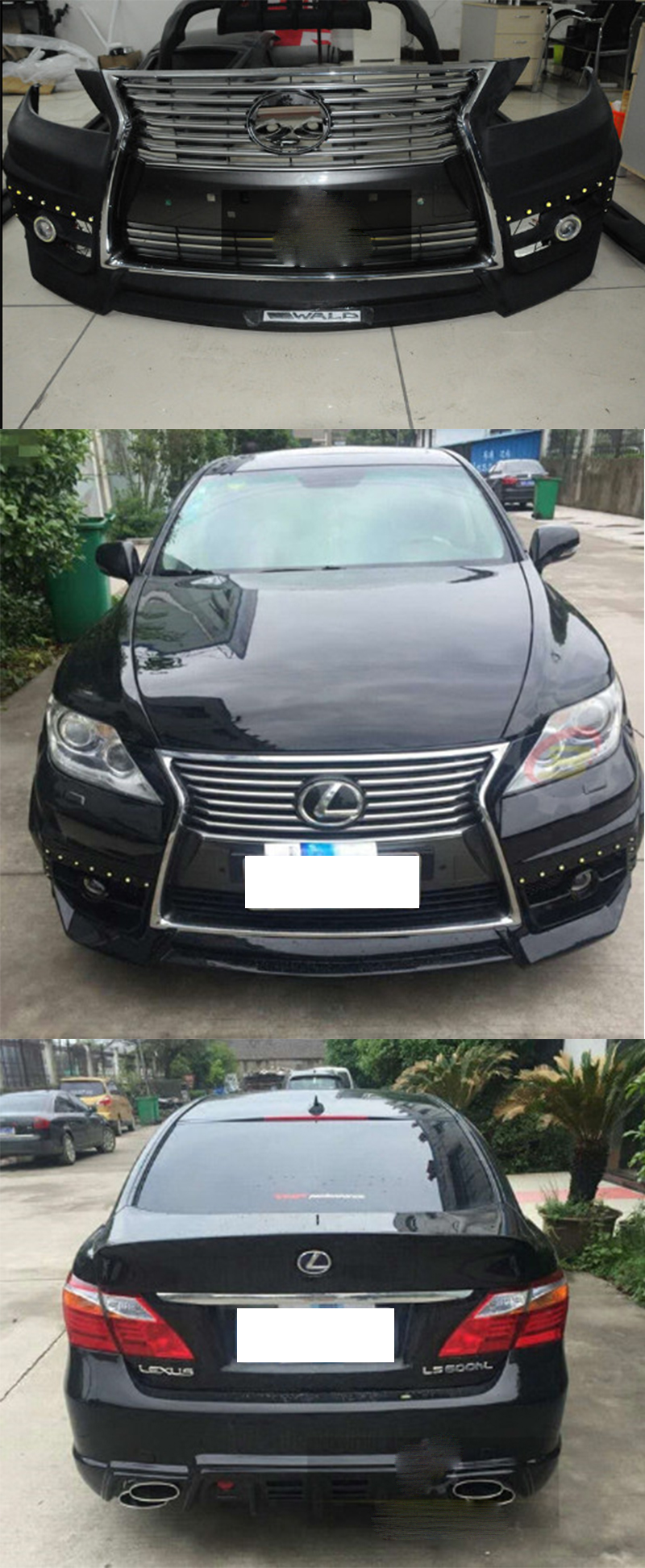 BODY KIT LEXUS LS460 2010 MẪU WALD