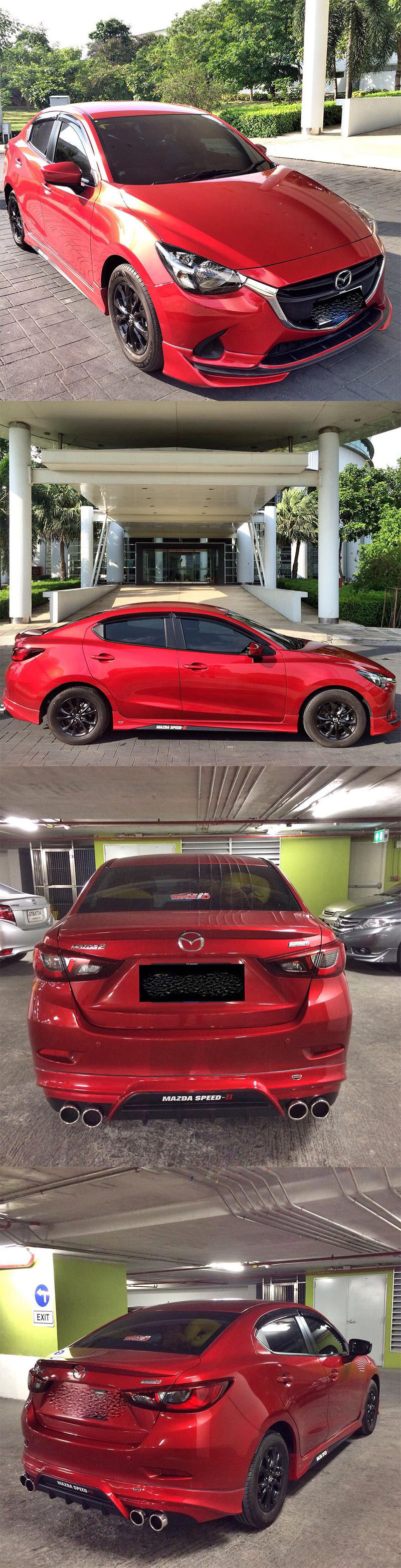 BODY KIT MAZDA 2 SEDAN MẪU TR