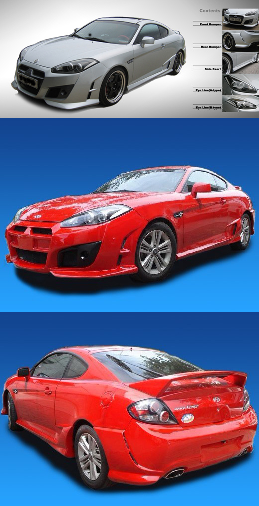 BODY KIT MẪU TOMATO TUSCANI 2008