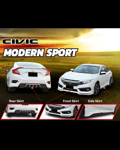 BODY LIP HONDA CIVIC 2017 MẪU MODEM-SPORT