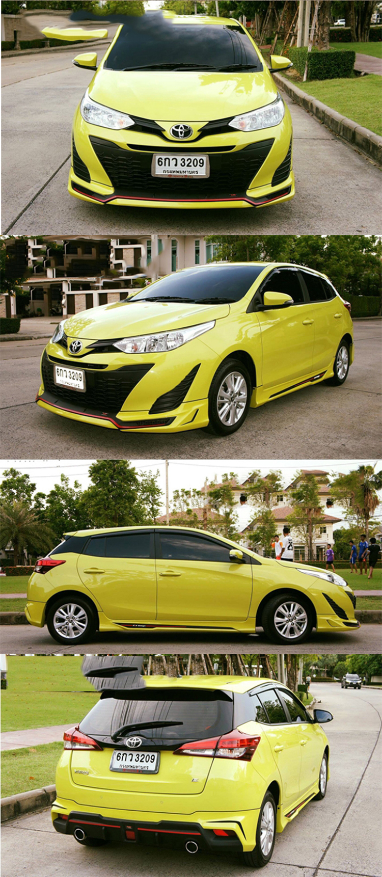 BODY LIP TOYOTA YARIS 2019 MẪU D-ONE