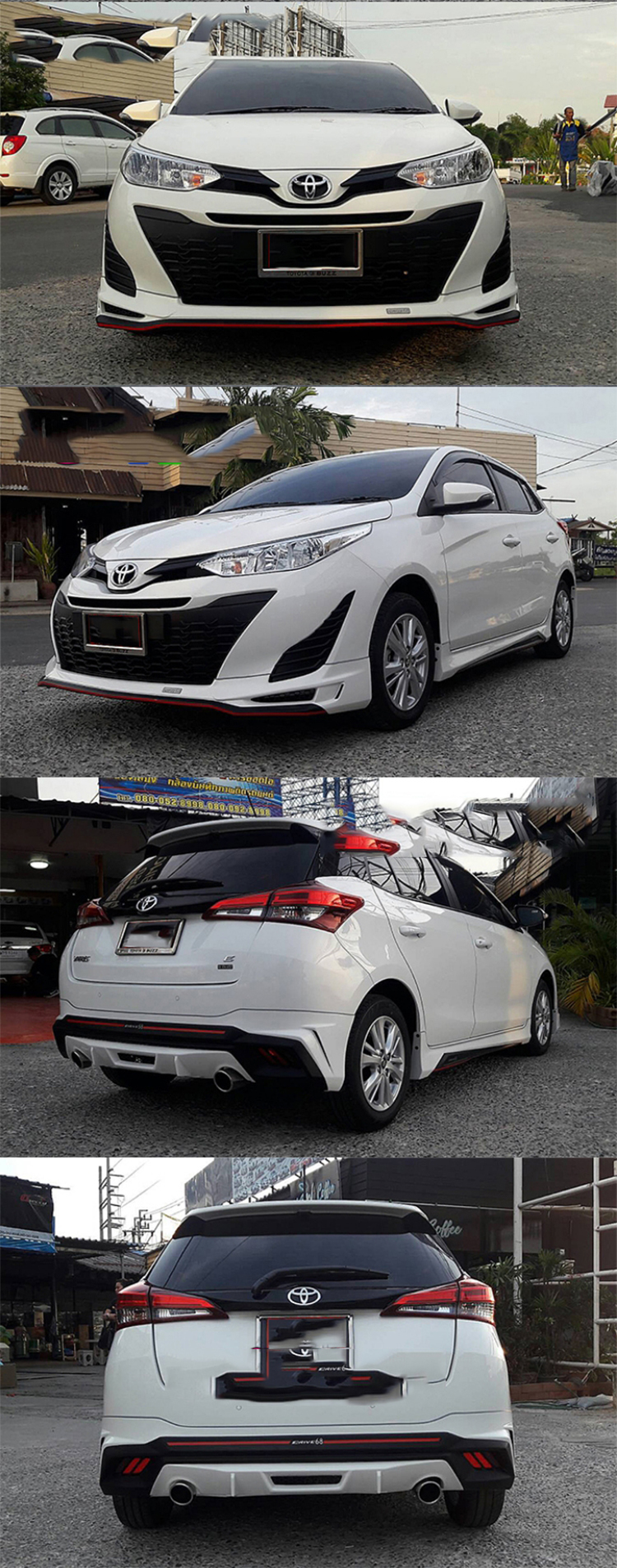 BODY LIP TOYOTA YARIS 2019 MẪU DRIVER 68