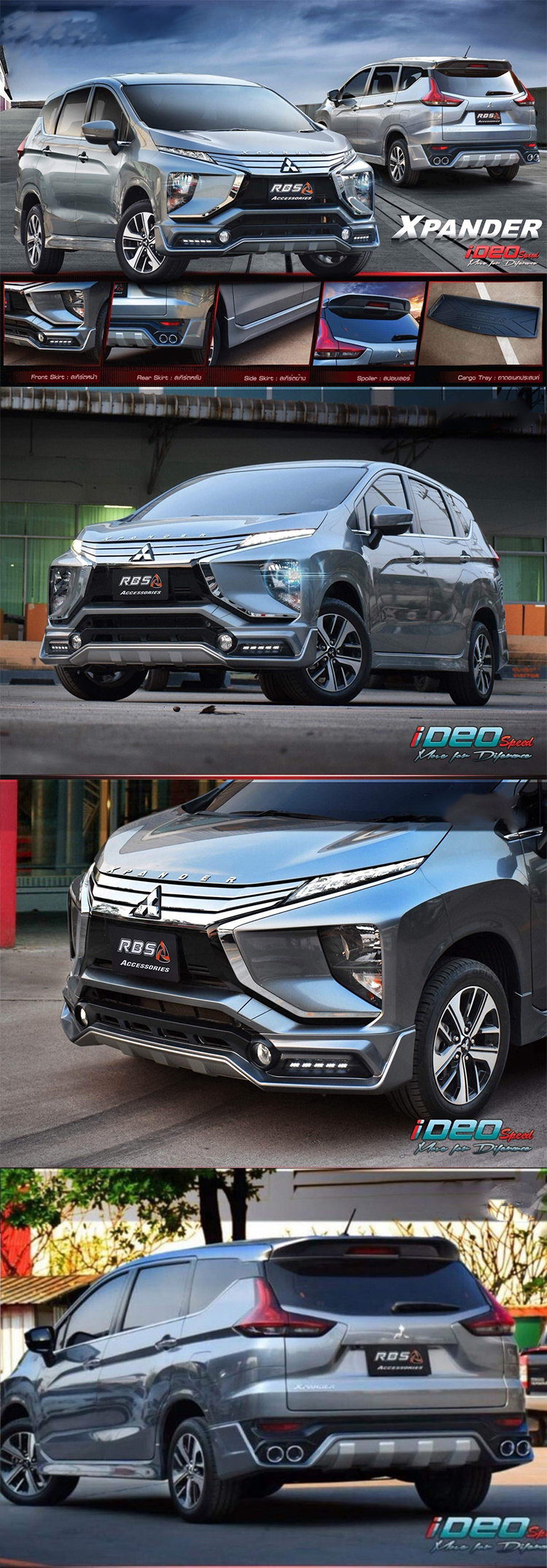 BODY LIP MITSUBISHI XPANDER MẪU IDEO