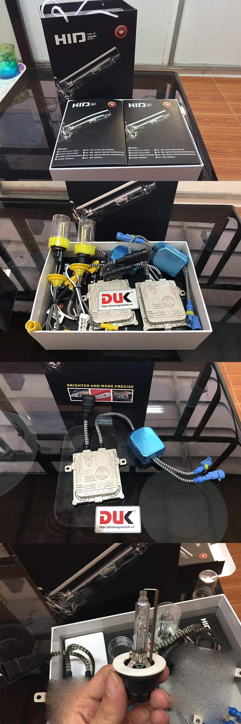 BỘ KIT XENON (HID) VÀ BALLAST MẪU GIGANIC