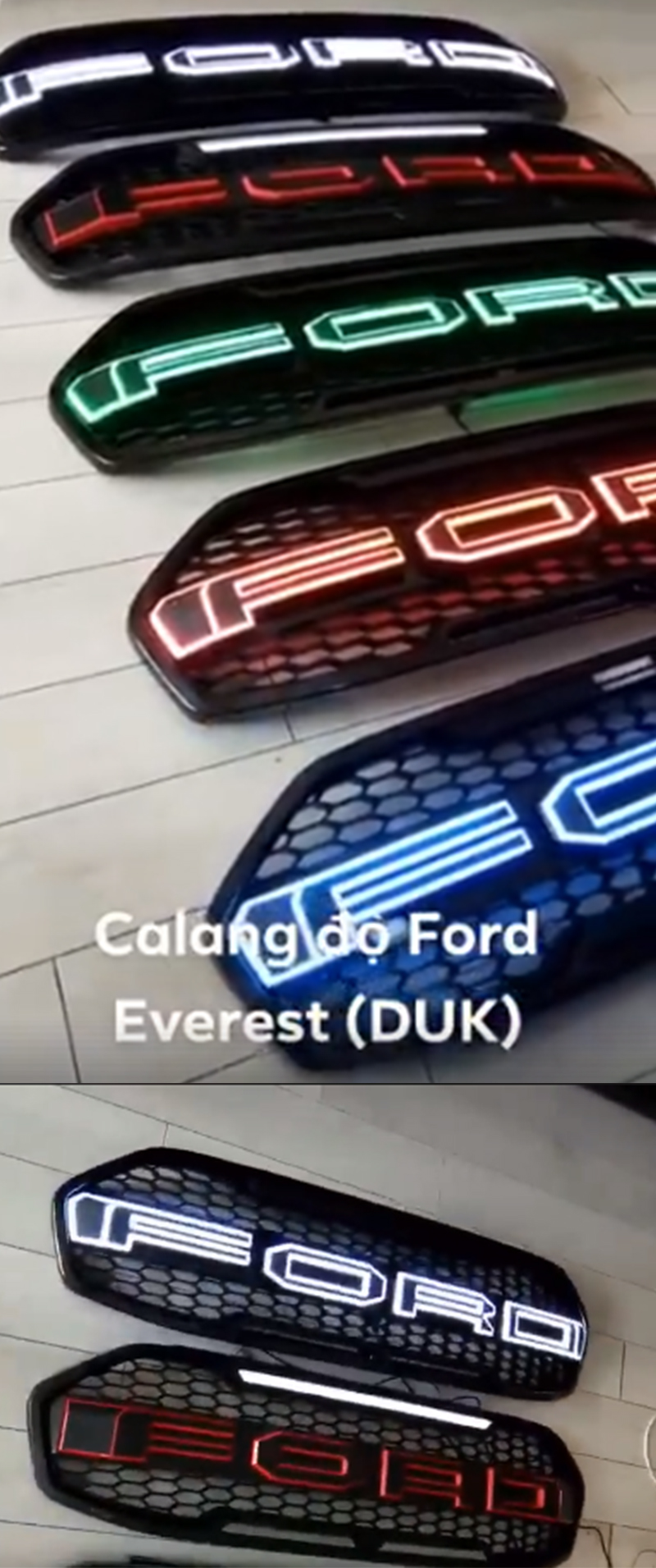 MẶT CALANG CÓ LED ĐỘ CHO EVEREST 2016 MẪU C