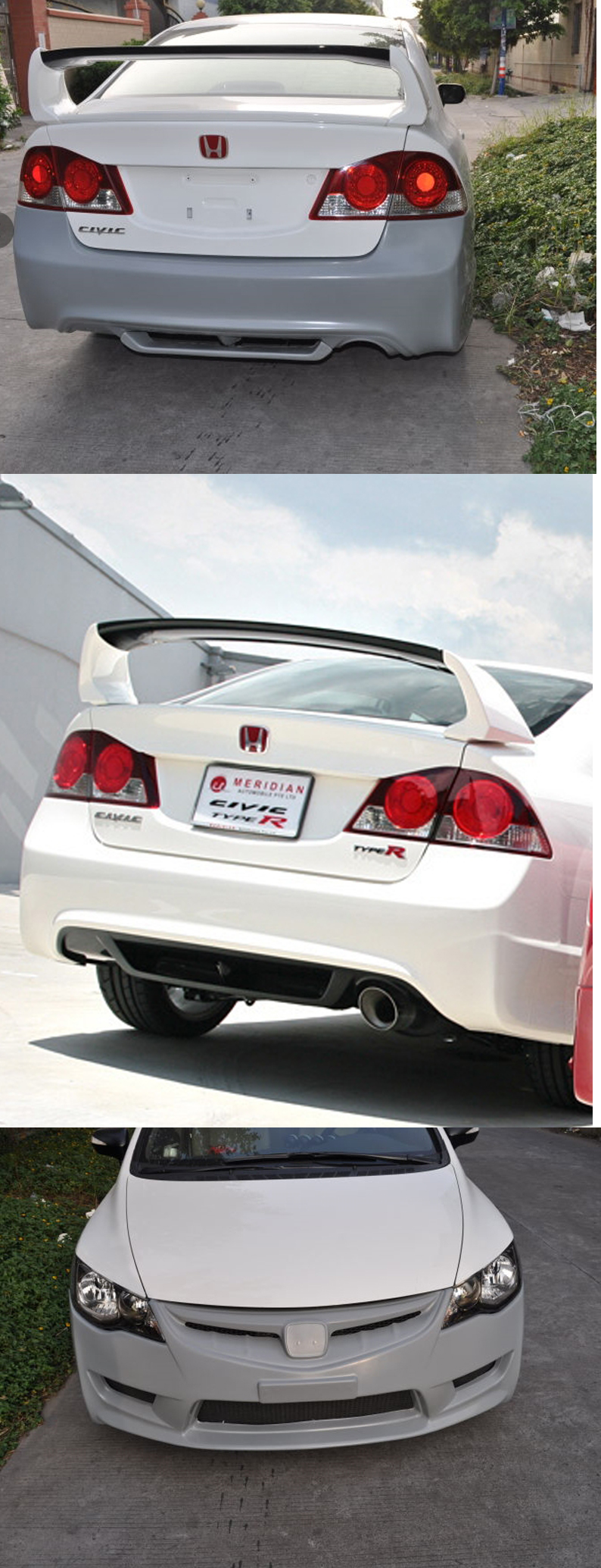 BODY KIT CIVIC 2006-2011 MẪU TYPE R