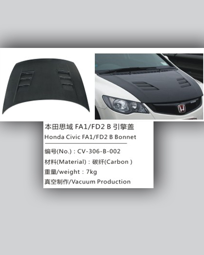 NẮP CAPO CARBON MẪU B CIVIC