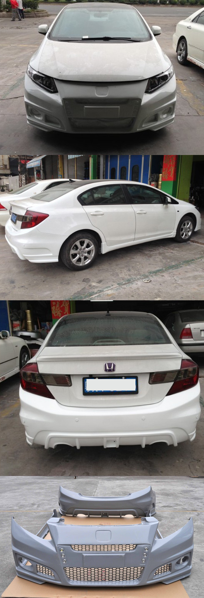 BODY KIT CIVIC 2012 MẪU SD