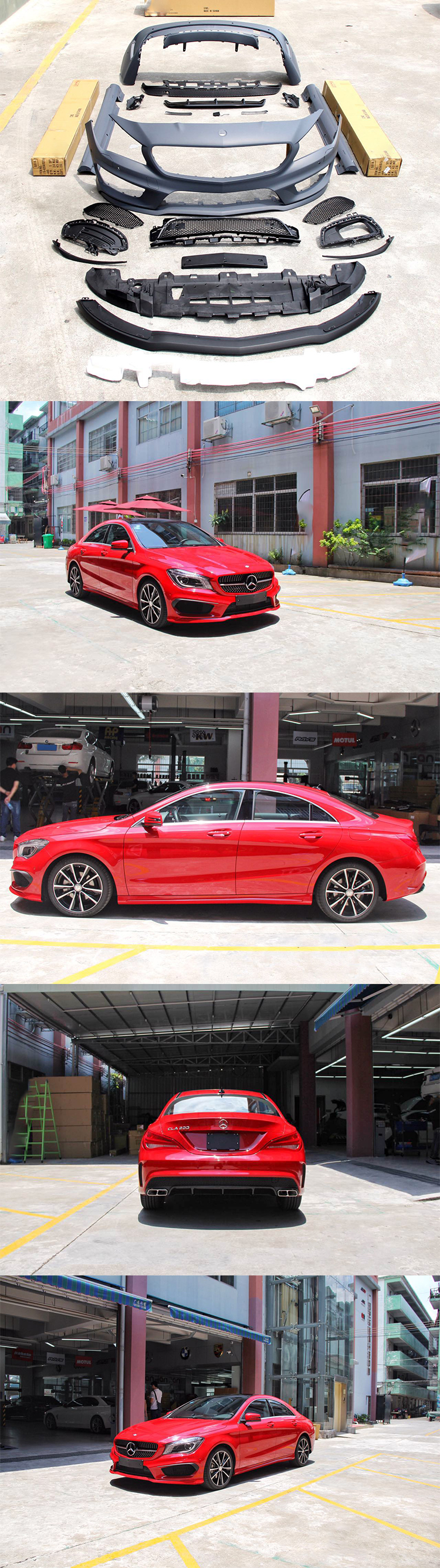 BODY KIT MERCEDES CLA MẪU CLA 45 AMG