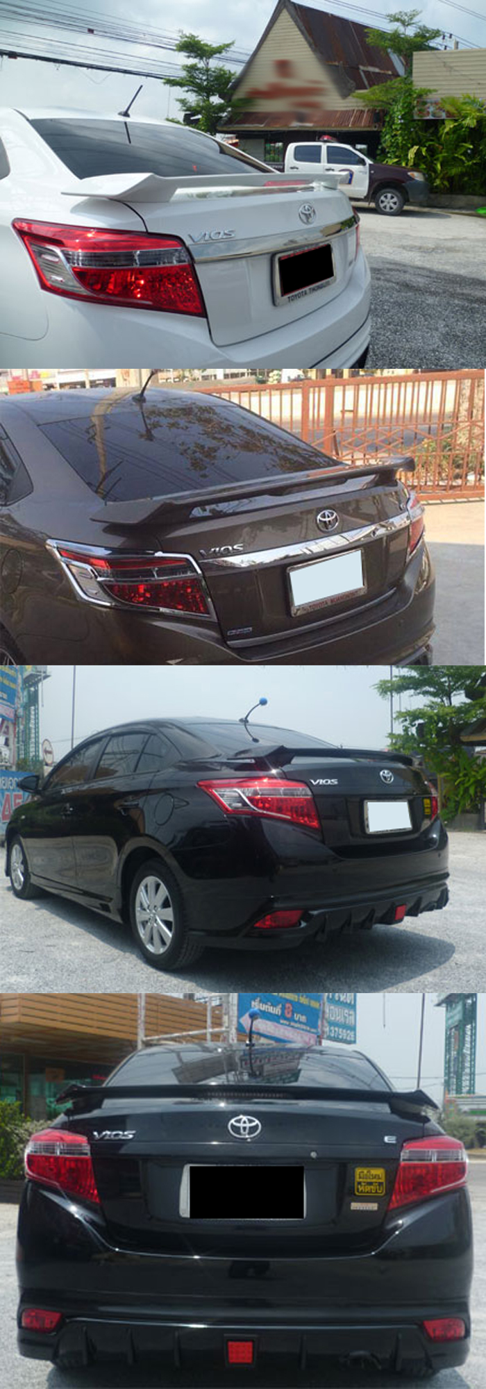 ĐUÔI GIÓ LIỀN CỐP NEW VIOS 2014 MẪU LAMP