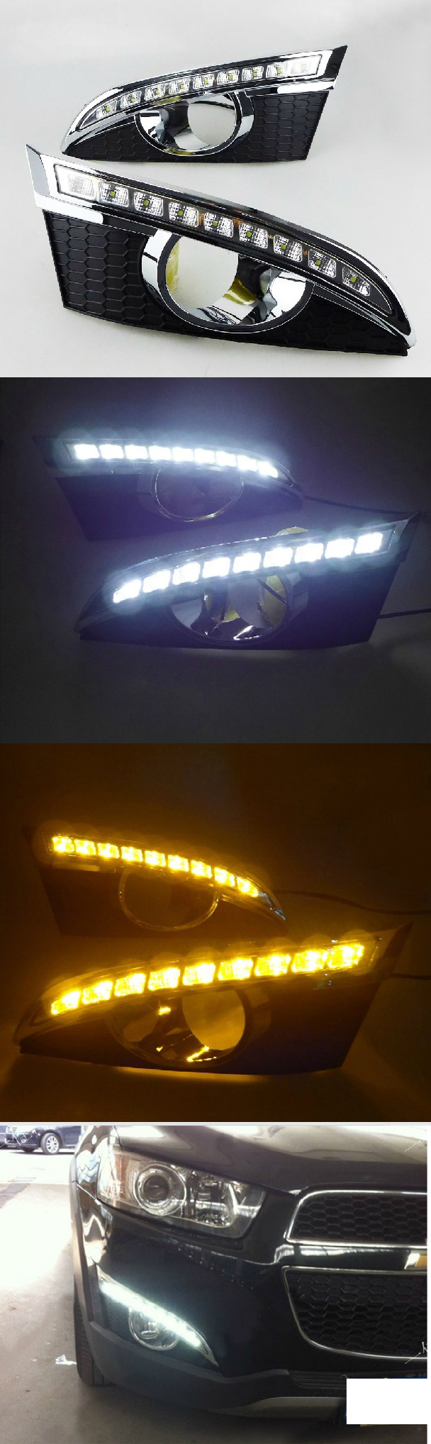 ĐÈN GẦM LED MẪU DRL CAPTIVA 2012