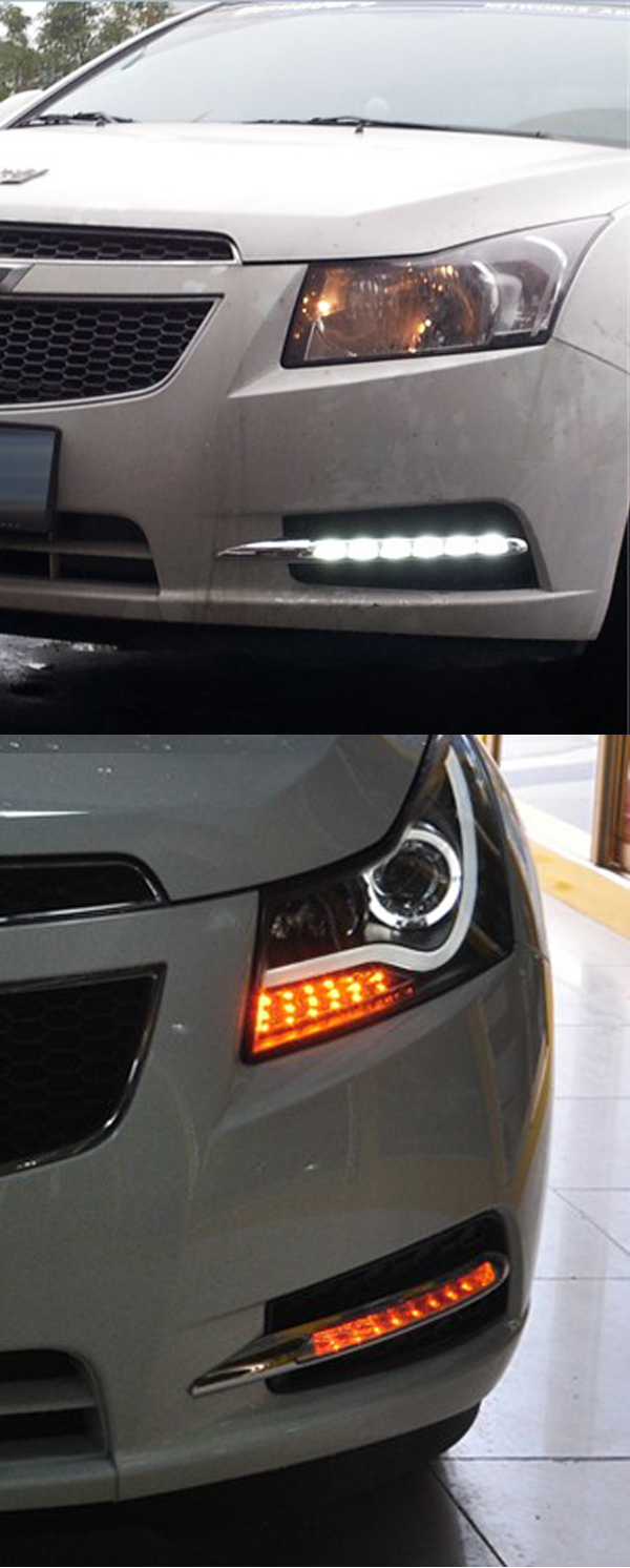 ĐÈN GẦM LED DRL 2 SẮC CRUZE