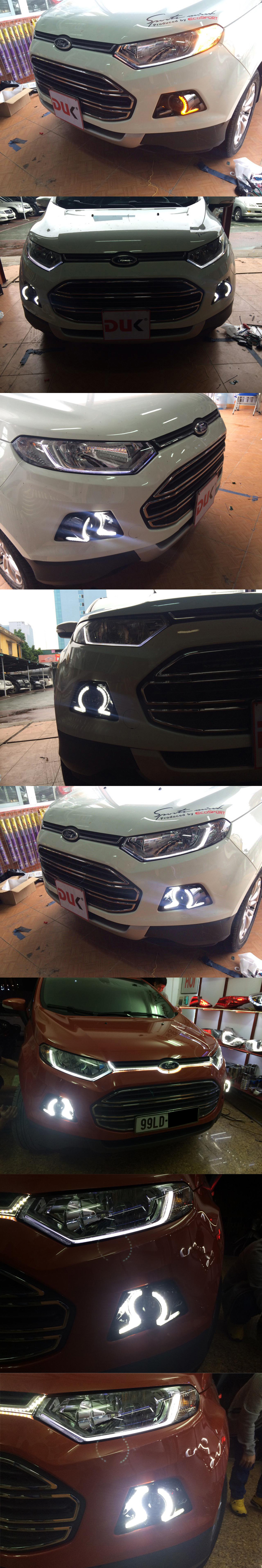 ĐÈN GẦM LED DRL ECOSPORT MẪU OMEGA