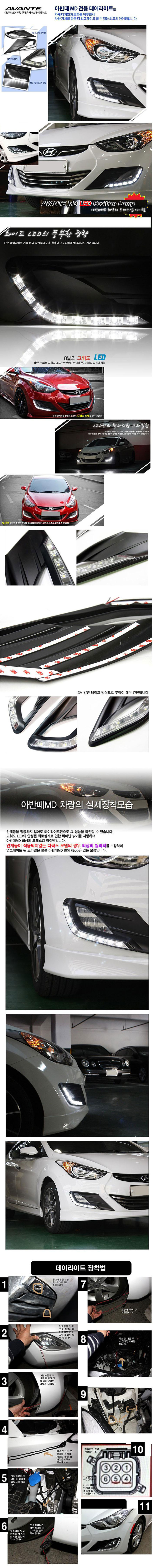 ĐÈN GẦM LED DRL MẪU 2 AVANTE MD 2010