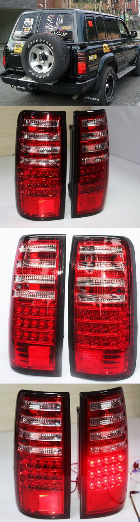 ĐÈN HẬU LED NGUYÊN BỘ LAND CRUISER 1997