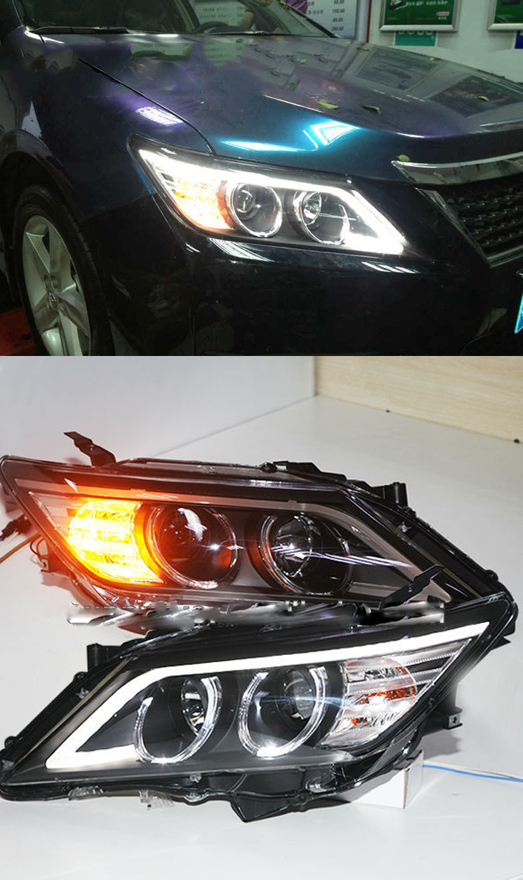 ĐÈN PHA LED NGUYÊN BỘ CẢ VỎ CAMRY 2013 MẪU 4