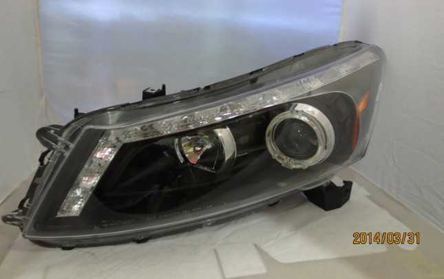 ĐÈN PHA LED NGUYÊN BỘ HONDA ACCORD 2008~2012 CHÓA ĐEN