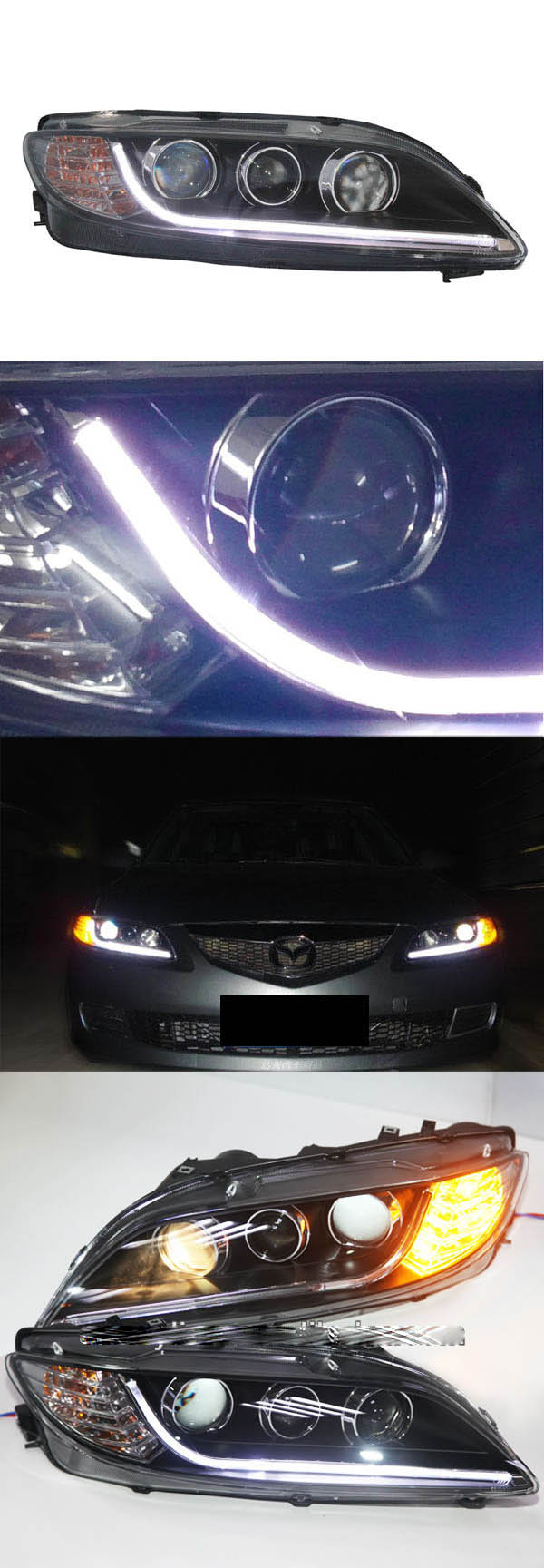 ĐÈN PHA LED NGUYÊN BỘ MAZDA 6 2004-2011