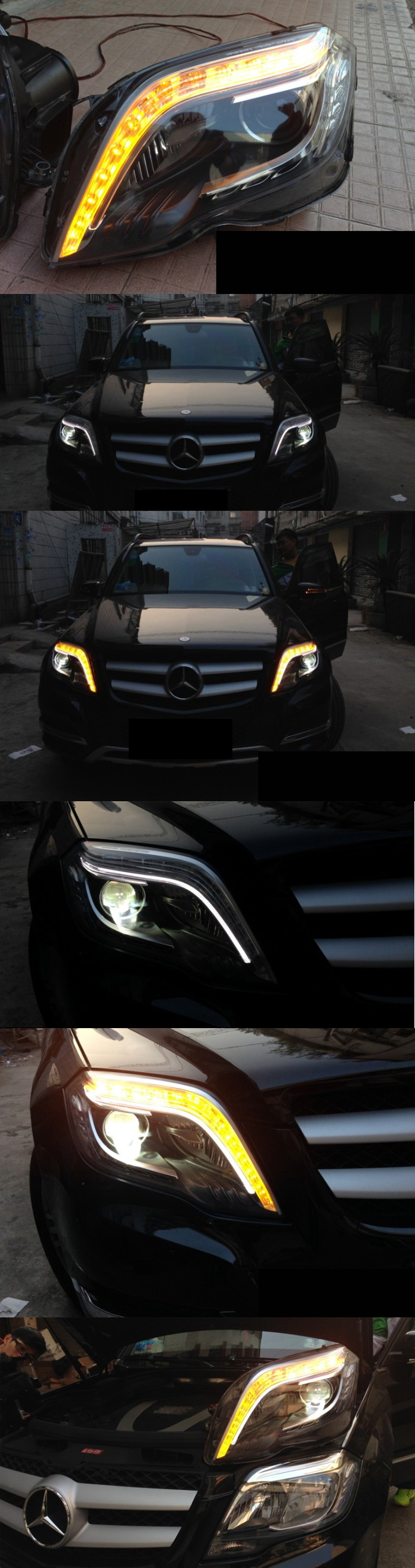 ĐÈN PHA LED NGUYÊN BỘ MERCEDES GLK 300