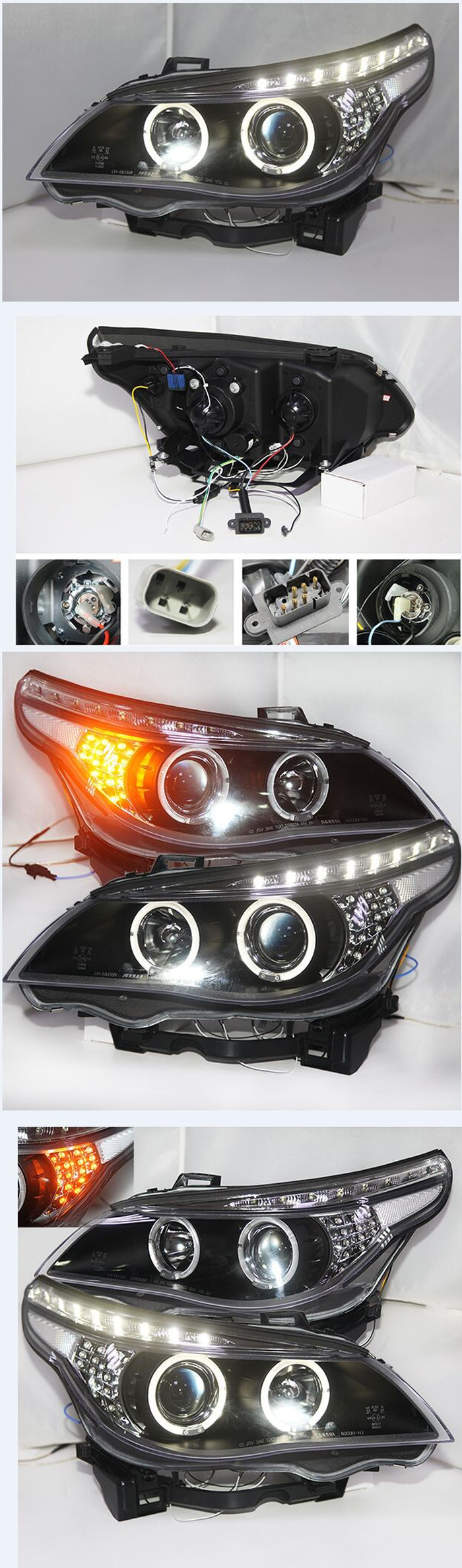 ĐÈN PHA LED BMW E60 530i 2003-2005 MẪU JY