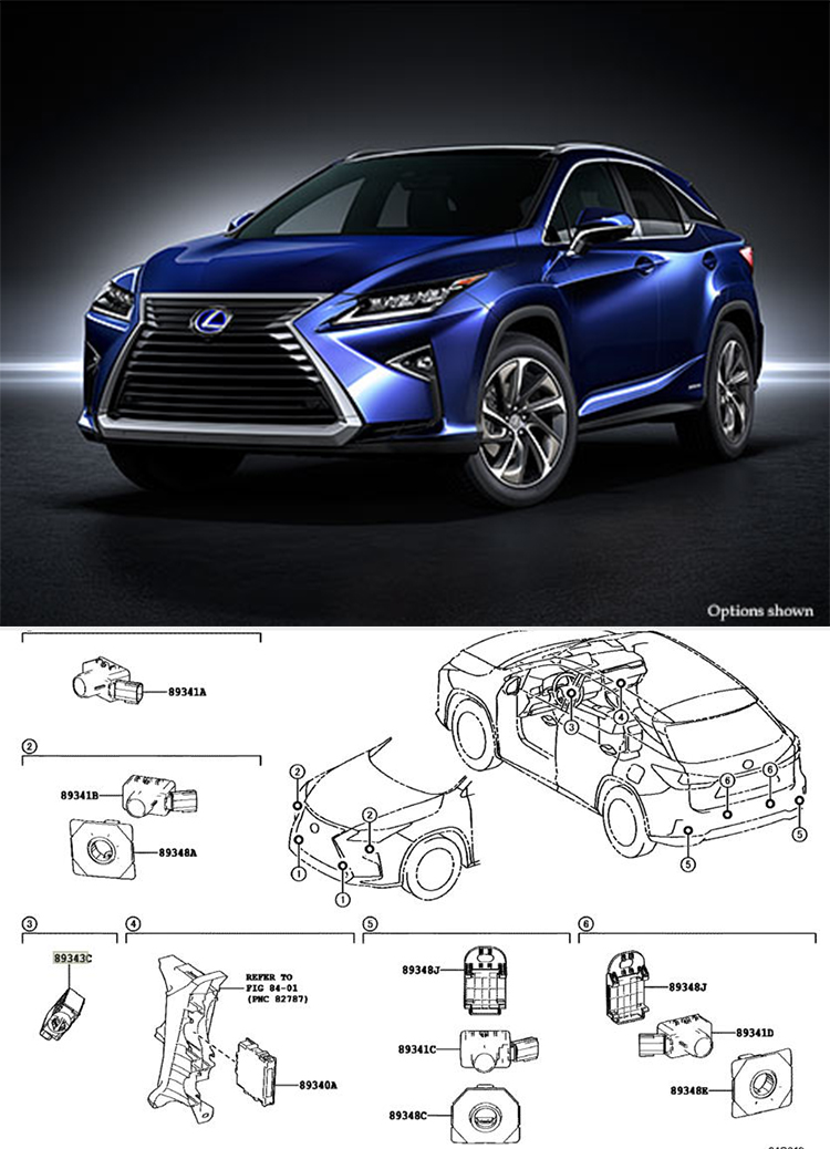 CẢM BIẾN CHÍNH HÃNG THEO XE LEXUS RX200T (RX300)