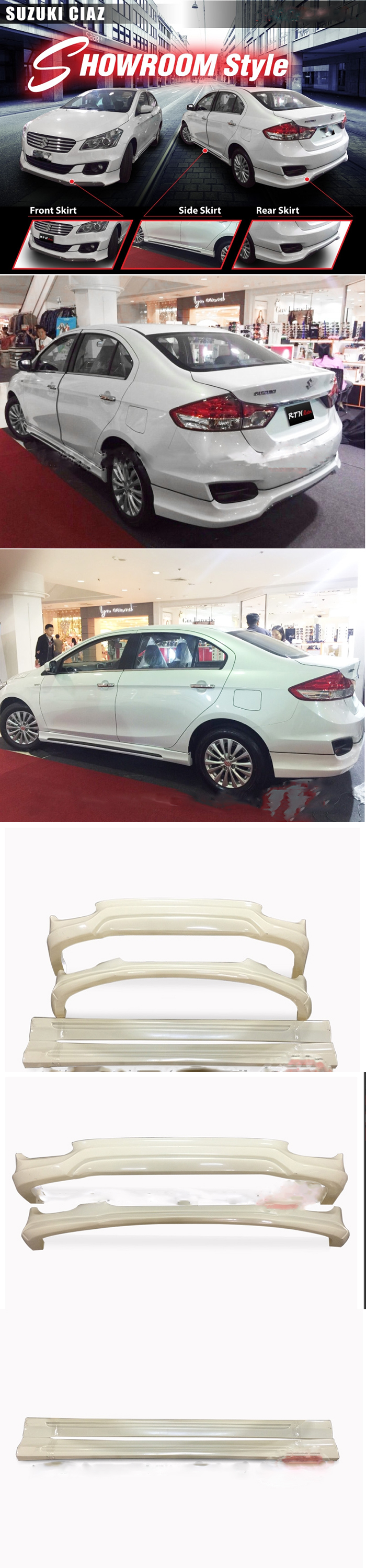 BODY KIT CIAZ MẪU SHOWROOM