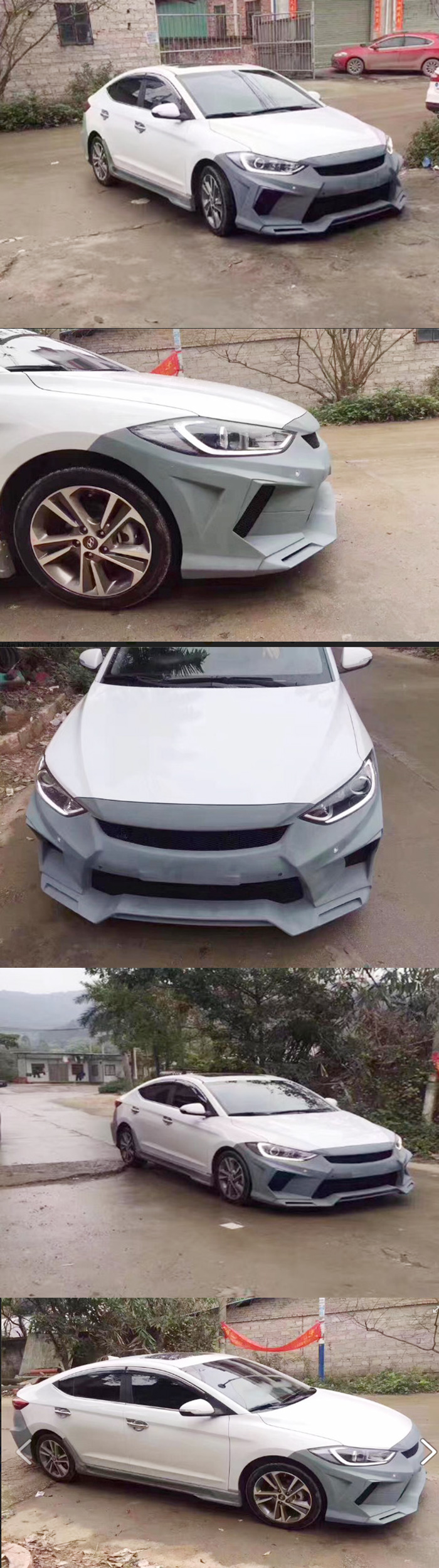 BODY KIT XE ELANTRA 2016 MẪU LAMBO