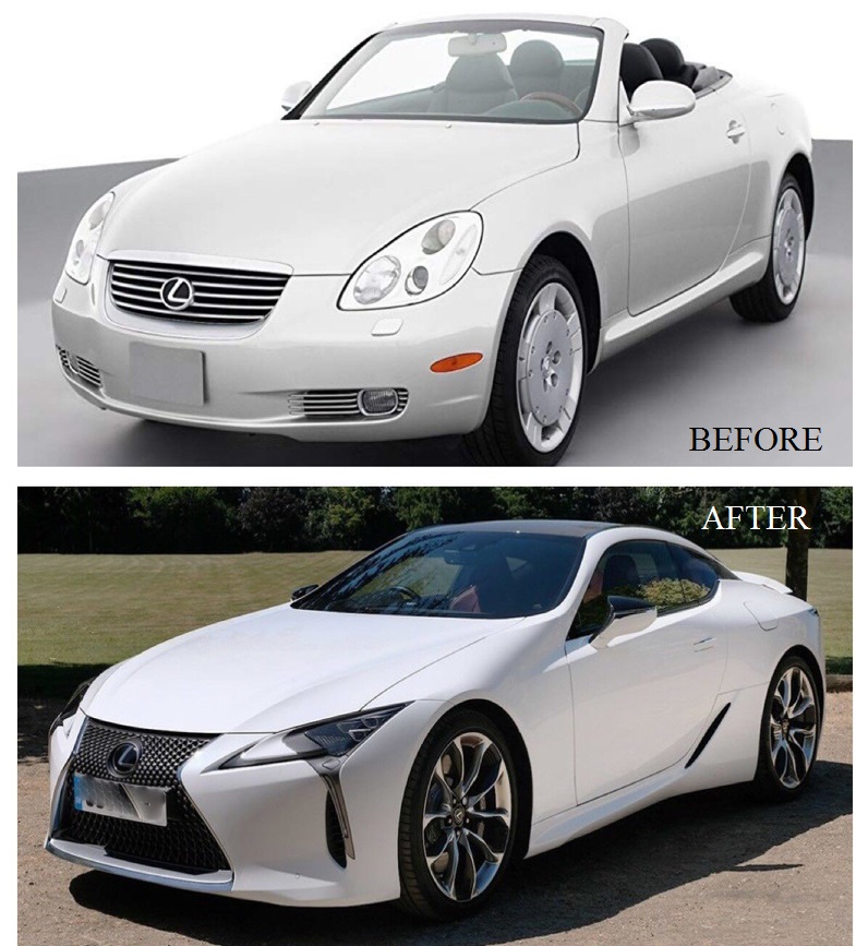 NÂNG CẤP LEXUS SC430 2007 LÊN LC500 2018