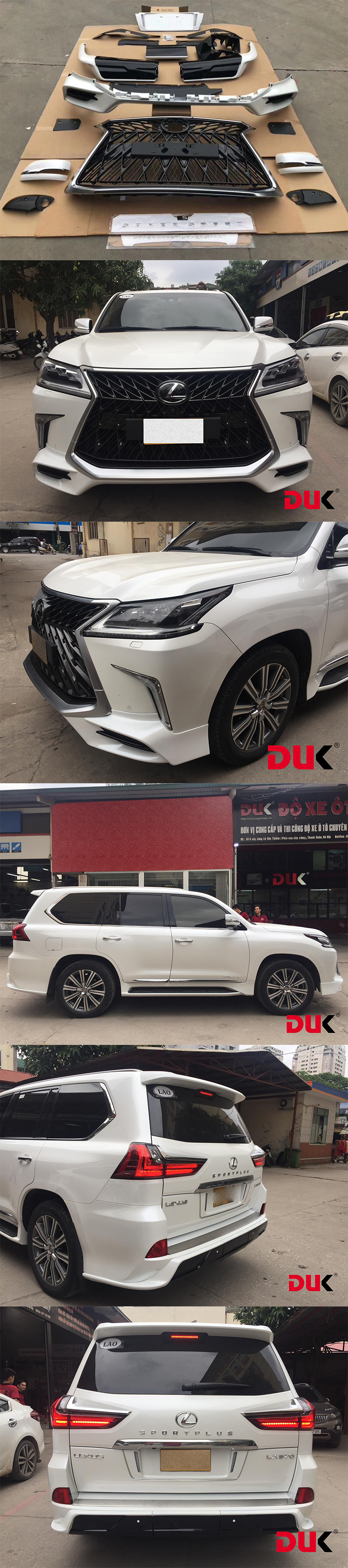 BODY KIT LEXUS LX570 2016 MẪU TRD