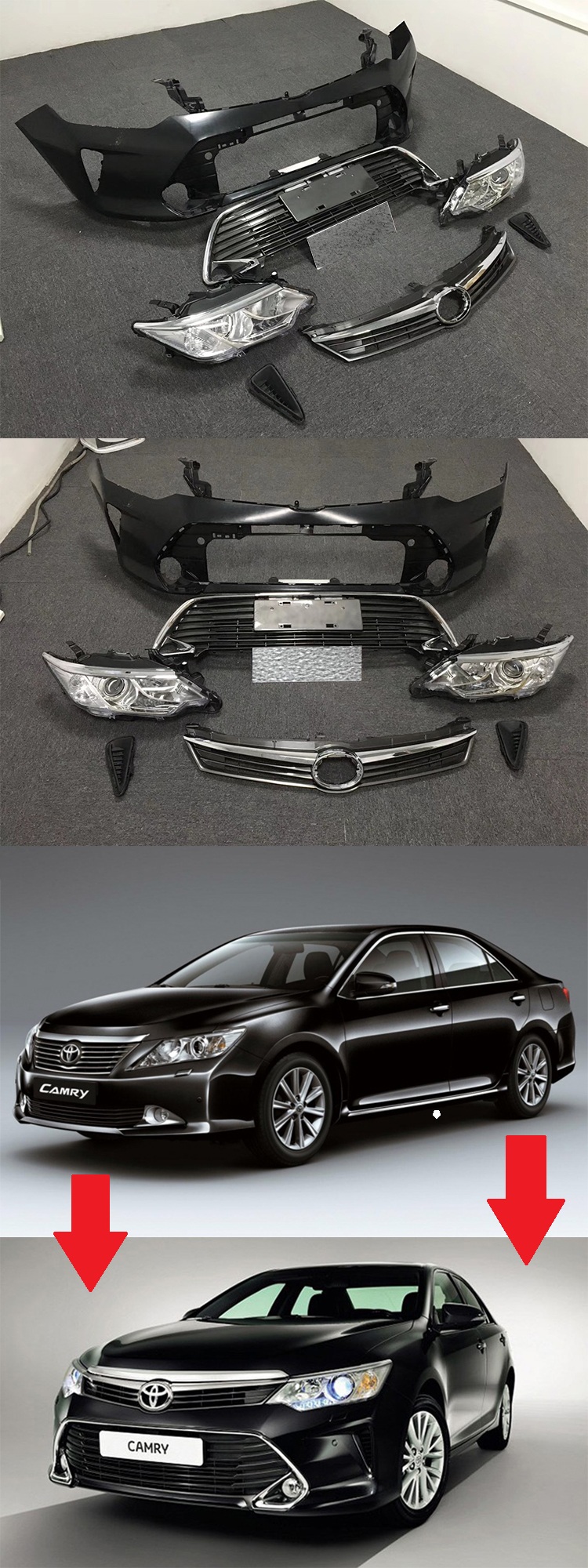 NÂNG ĐỜI TOYOTA CAMRY 2012 LÊN BẢN 2015