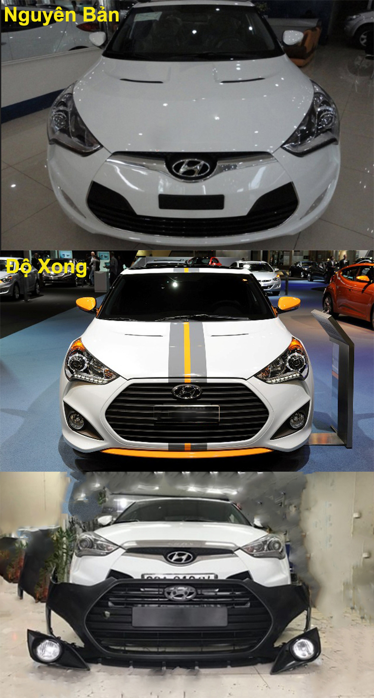 BODY KIT NÂNG CẤP ĐẦU XE VELOSTER LÊN BẢN TURBO