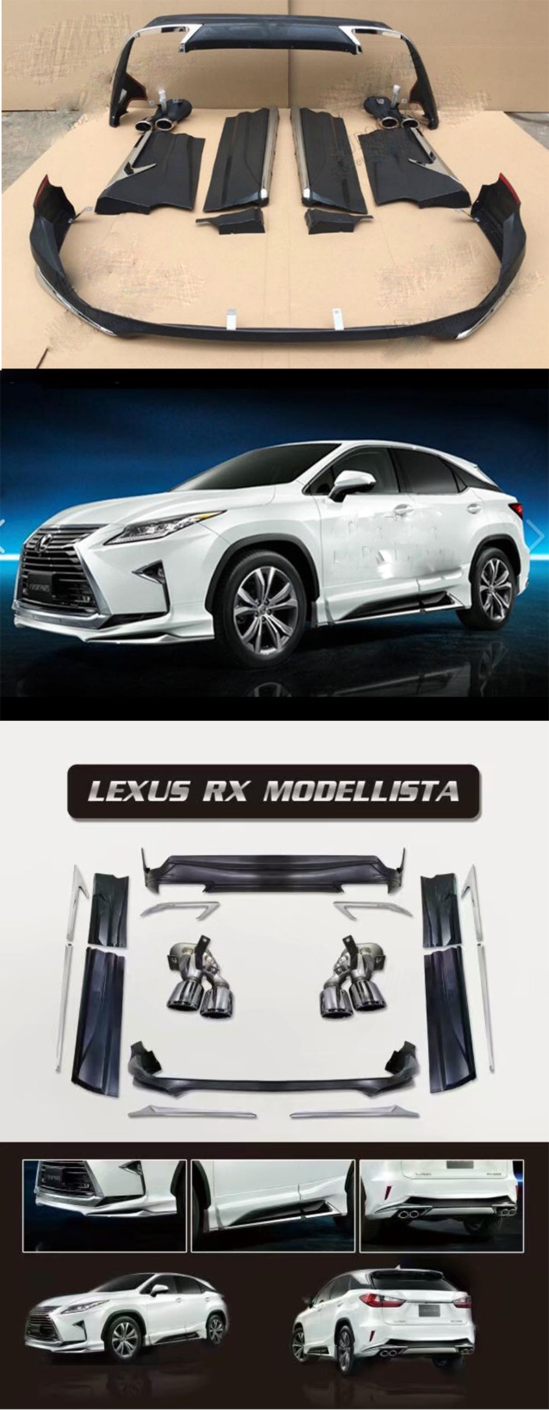 BODY KIT LEXUS RX 350 2017 MẪU MODELLISTA 1